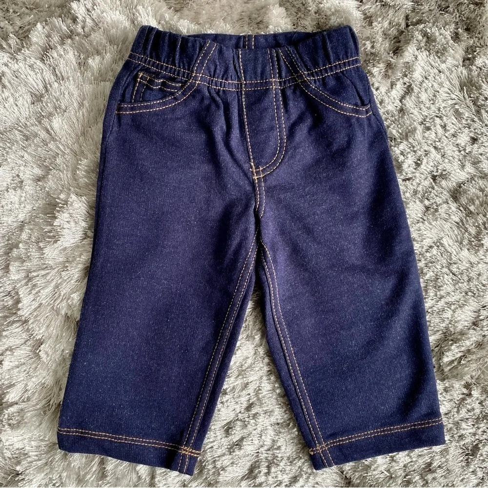 Monica & Andy Organic Puppy Bodysuit & Carter’s Knit Pants NWOT Size 9-12 Months